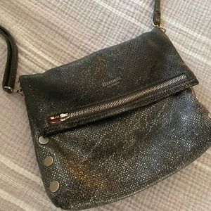 Hammitt black glitter handbag purse crossbody